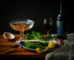 Fish Bones - a Still Life