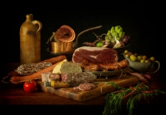 Still Life with Meats and Sausage