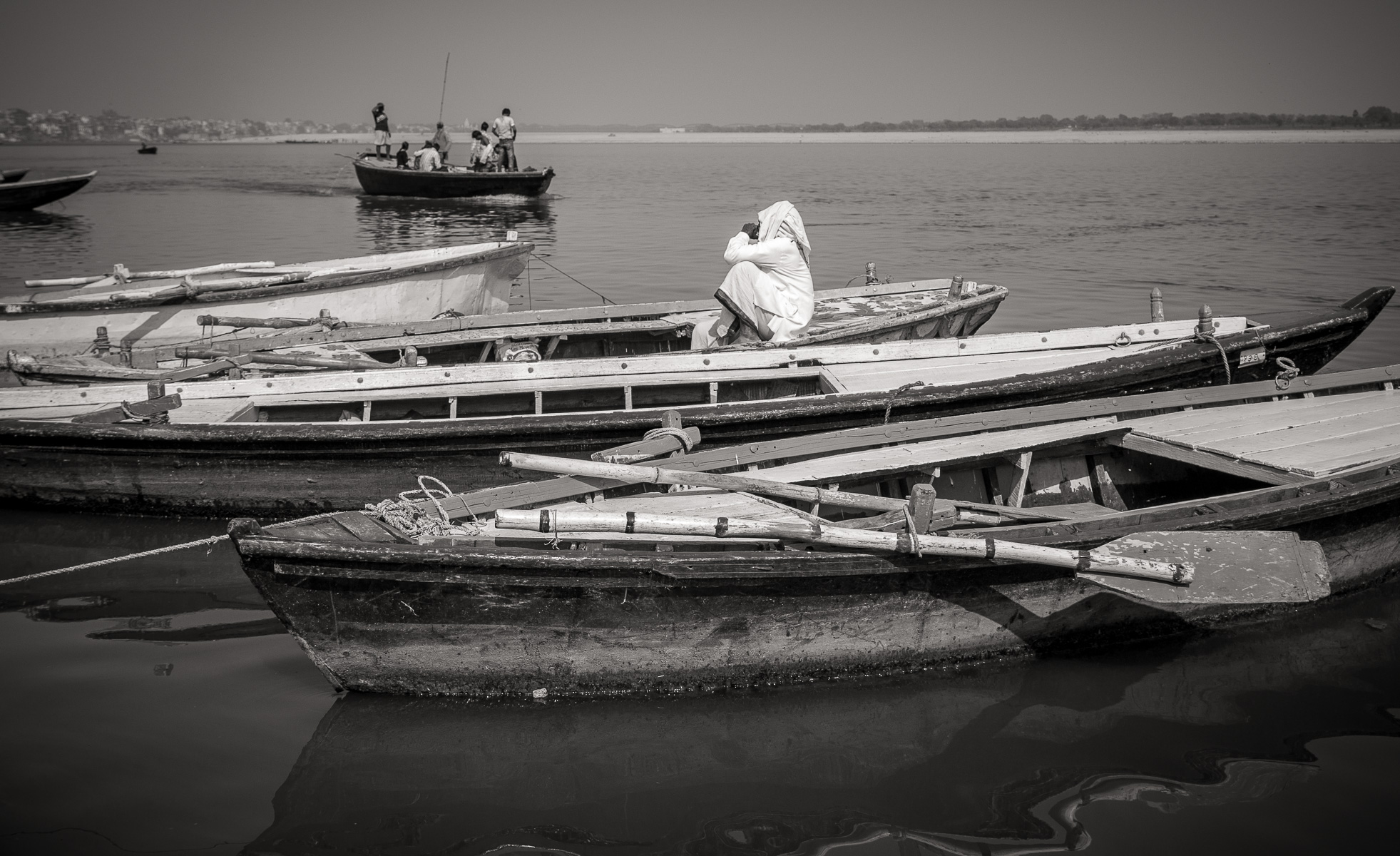Boats on the Ganges, Varanasai