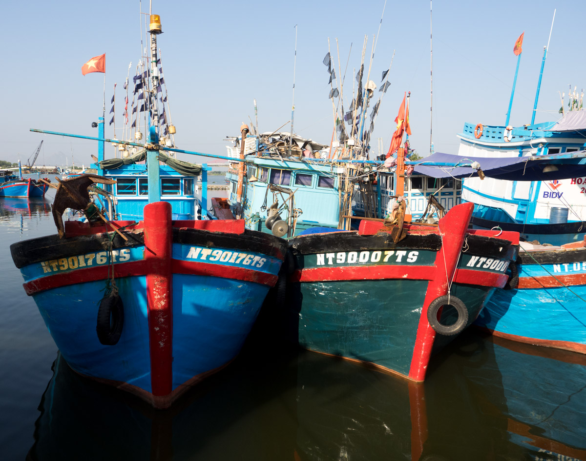 Fishing Boats Cam Ranh Bay, Vietnam