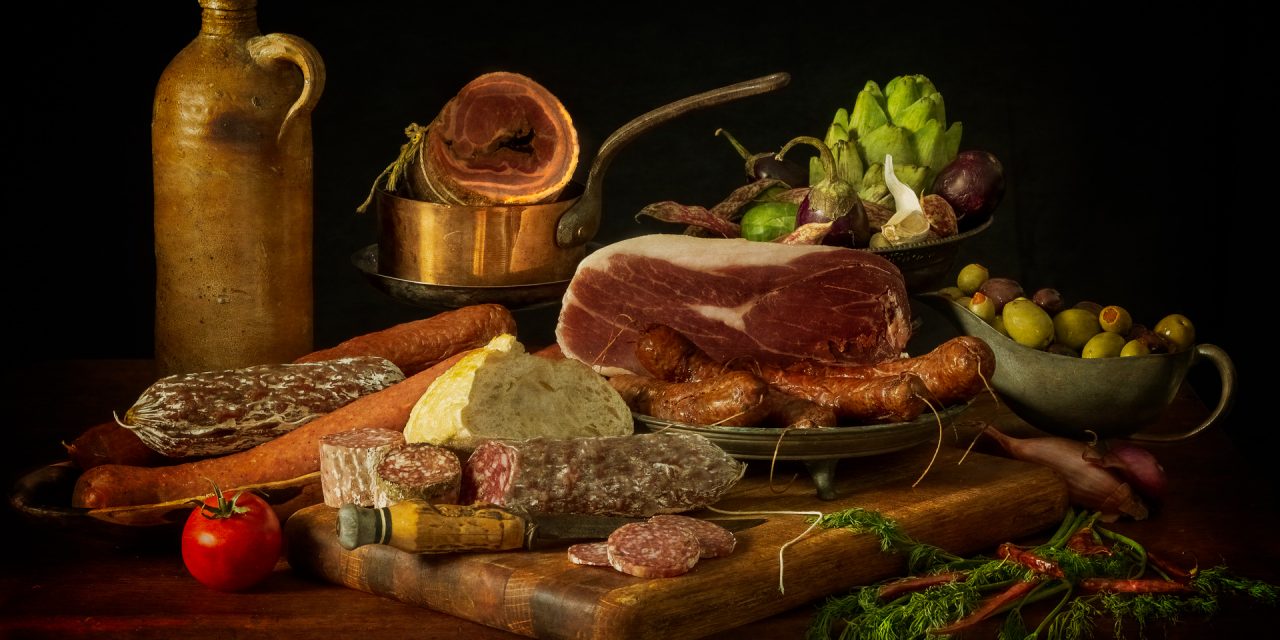 Still Life with Meats and Sausage