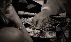 Fortune Teller Reading Tarot Cards | Key West, Florida | Monochrome Monday