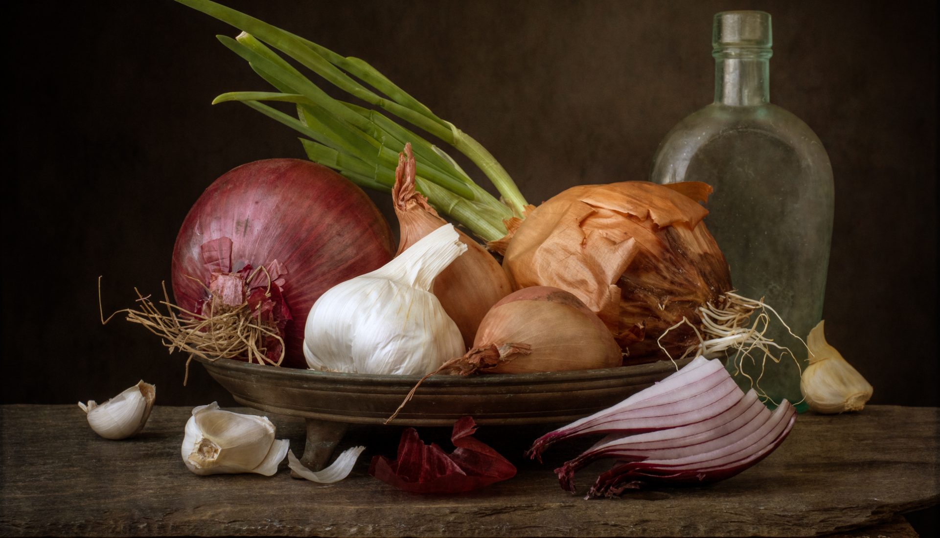 Shallots, Onions, and Garlic | a Still Life