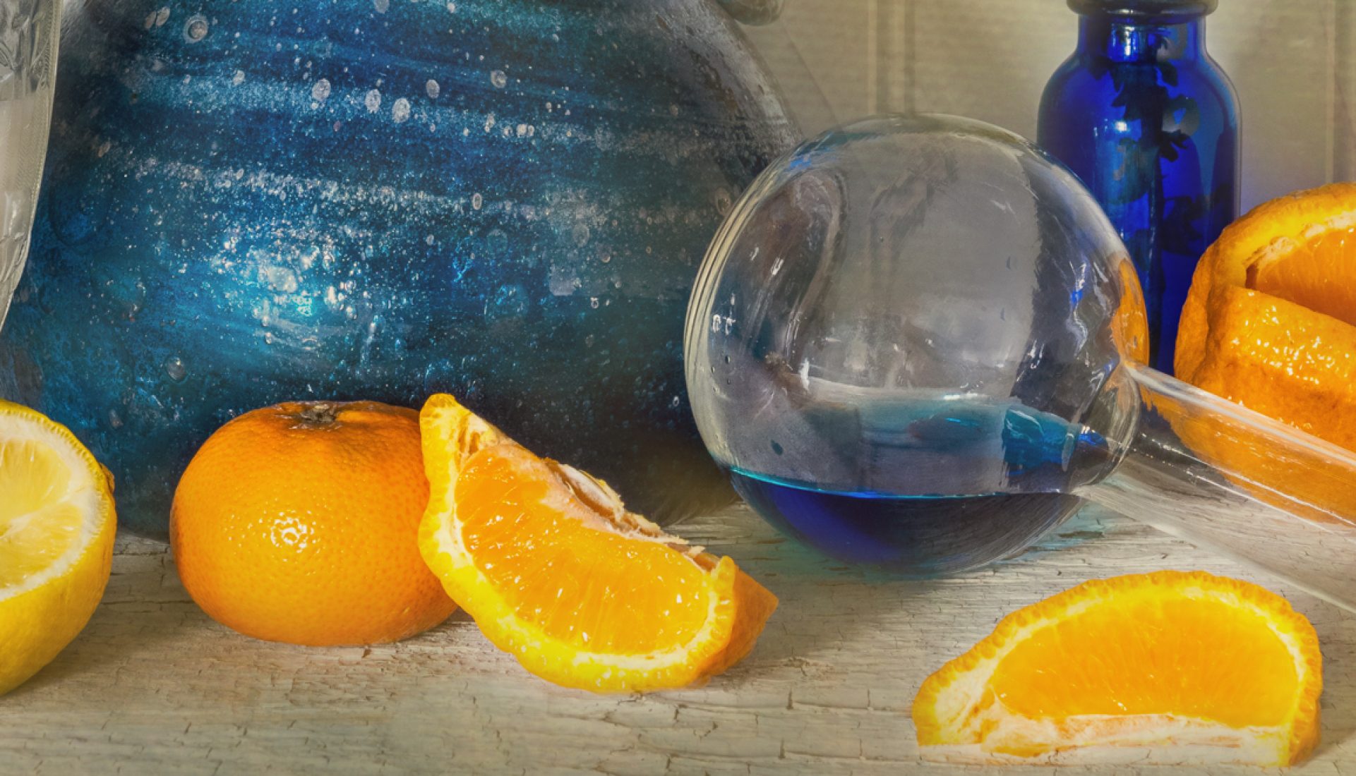 Orange and Blue – a Still Life