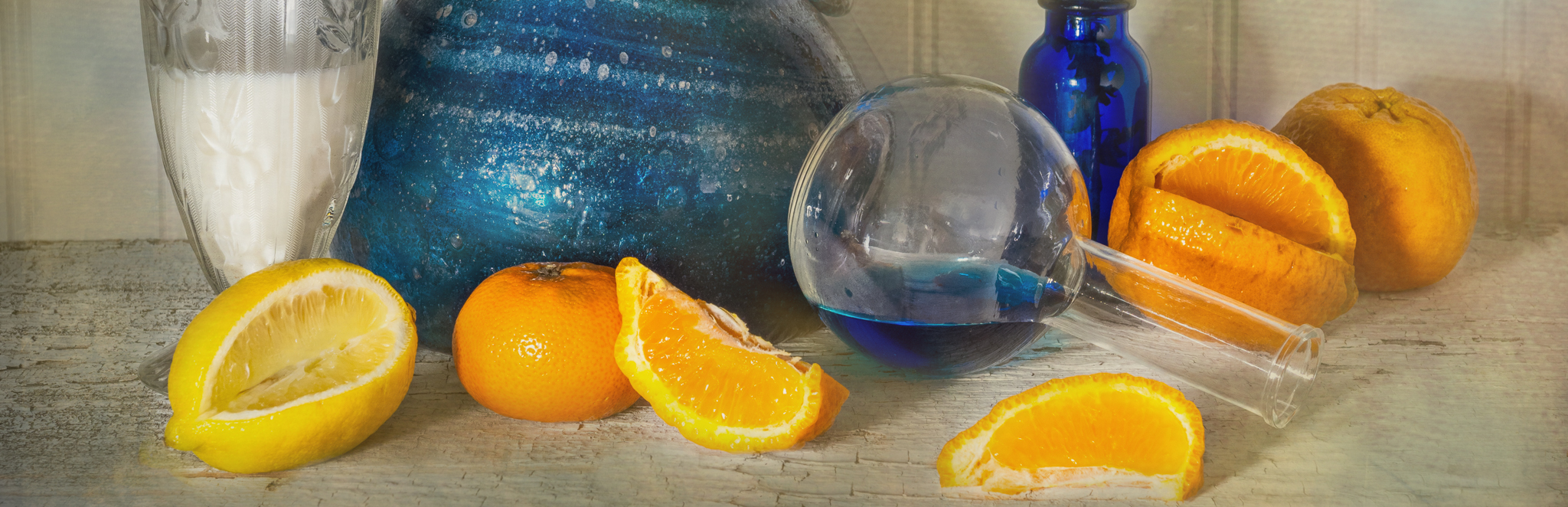 Orange and Blue – a Still Life